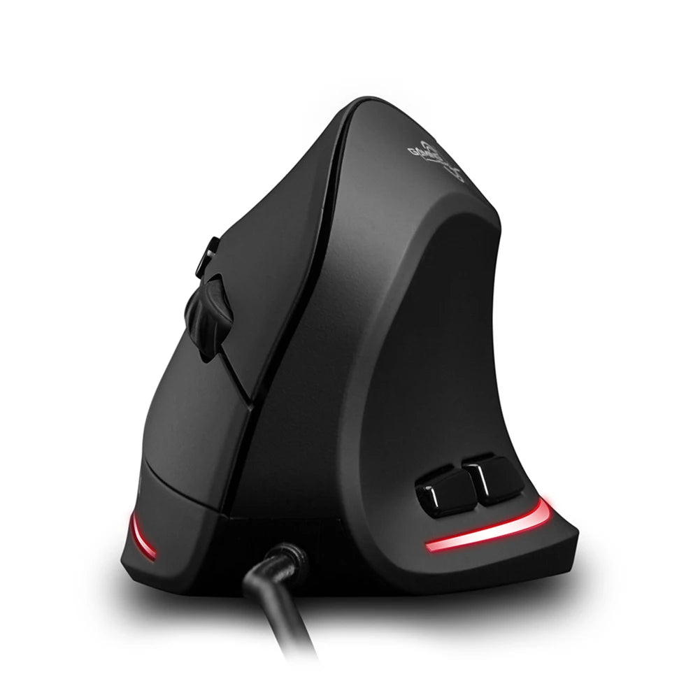 ZELOTES T20 Laptop Computer Ergonomic Mice Silent Wired Vertical Rechargeable Ergonomic 3200 DPI USB Optical Mouse