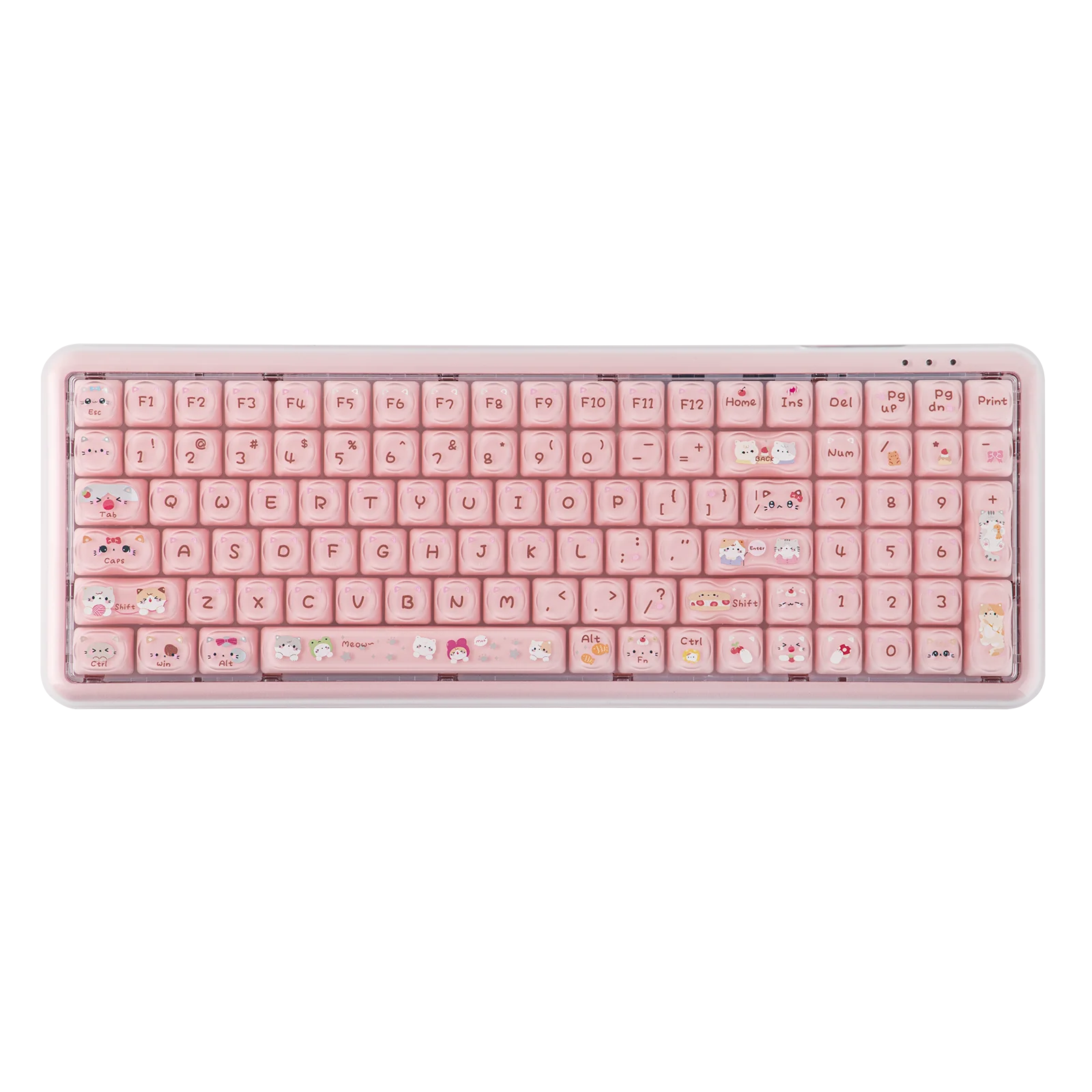 MechLands × Maorbeng X100 PRO Tri-mode Wireless Membrane Keyboard with Number Pad 96% Layout with 5000mAh Battery & RGB Backlits